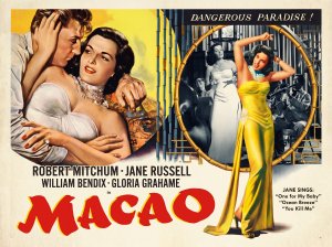 Robert Mitchum, filmes de Robert Mitchum, Macao (1952), cinema livre
