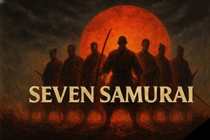 Os Sete Samurais (1954), Japão, cinema livre